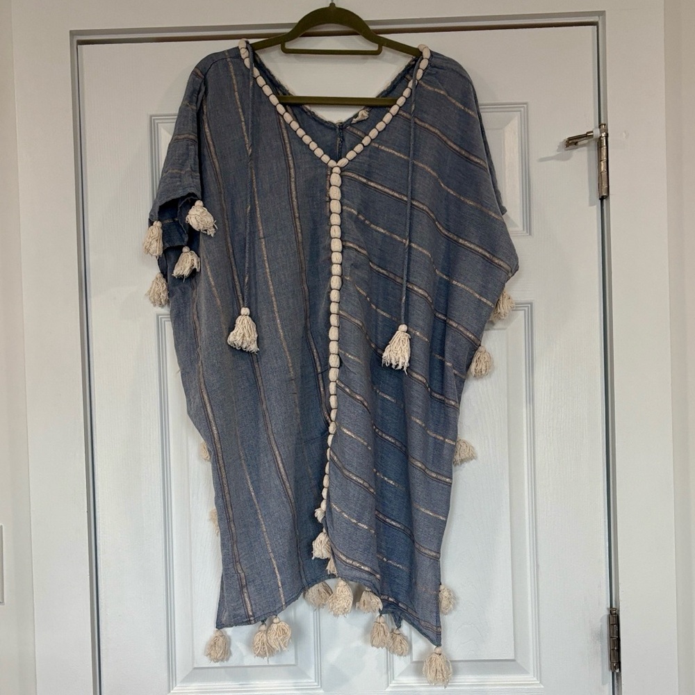 Surf Gypsy Denim Blue Poncho